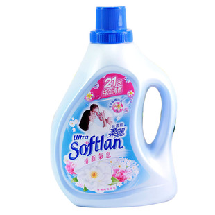 香港进口柔丽超浓缩衣物柔顺剂1L清新气息消毒松软持久香包邮天蓝