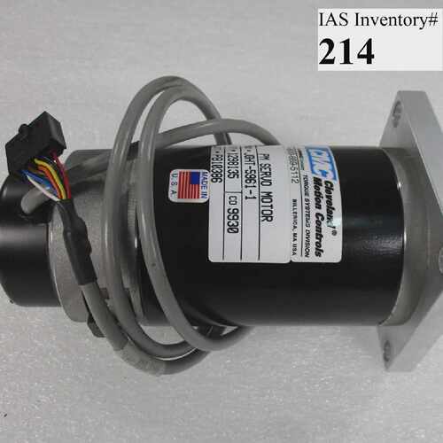 CMC JGHT-5961-1 PM Servo Motor (Used Working, 90 Day Warrant