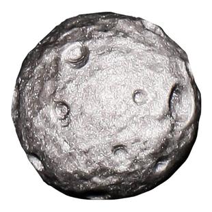 银曜石原矿天然单颗散珠子diy手工串珠哑光磨砂月球陨石圆珠隔珠