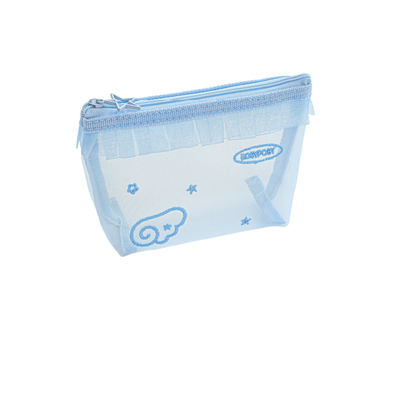 网纱文件袋拉链式试卷袋透明笔袋