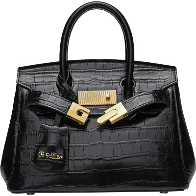 金利来手提包鳄鱼纹小包时尚轻奢