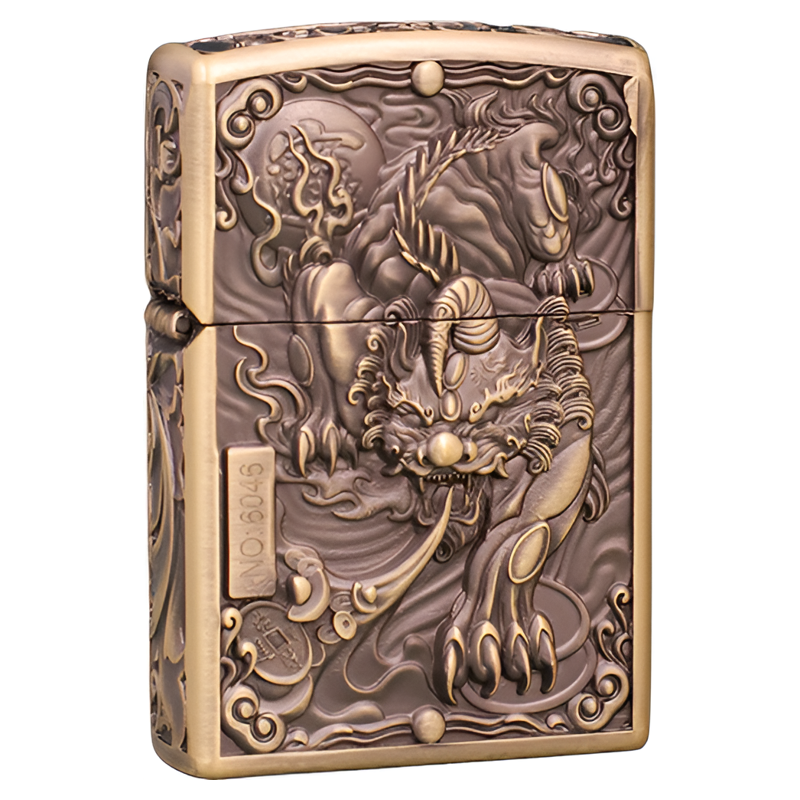 ZORRO佐罗官方正品煤油打火机防风貔貅高档礼盒生日送男朋友礼物