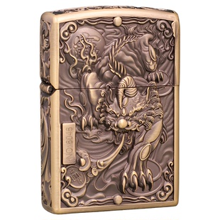 ZORRO佐罗官方正品煤油打火机防风貔貅高档礼盒生日送男朋友礼物