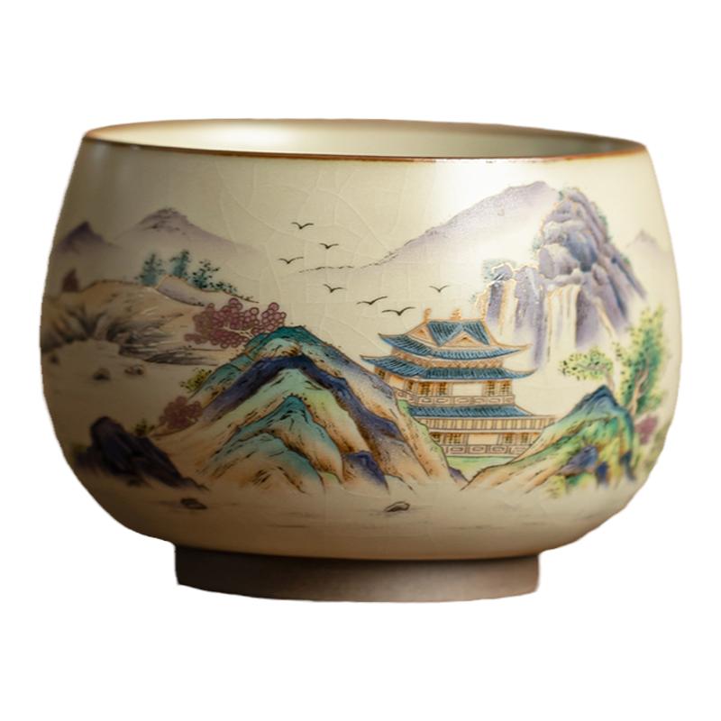 汝窑紫金山主人杯功夫茶具