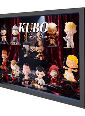 KUBO天使之诗手办收纳盒长方体亚克力展示盒灯光效果收藏