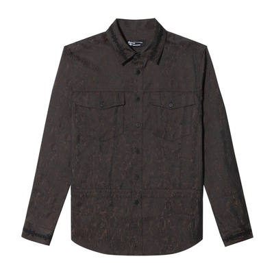 ANDREW MACKENZIE意大利男装枯楬系列提花长袖衬衫551242232606