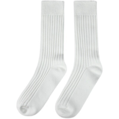 日系舒适纯棉中筒袜男女吸汗防臭