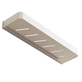 白色卫生间免打孔置物架壁挂浴室毛巾架收纳架厨房三角防水承重