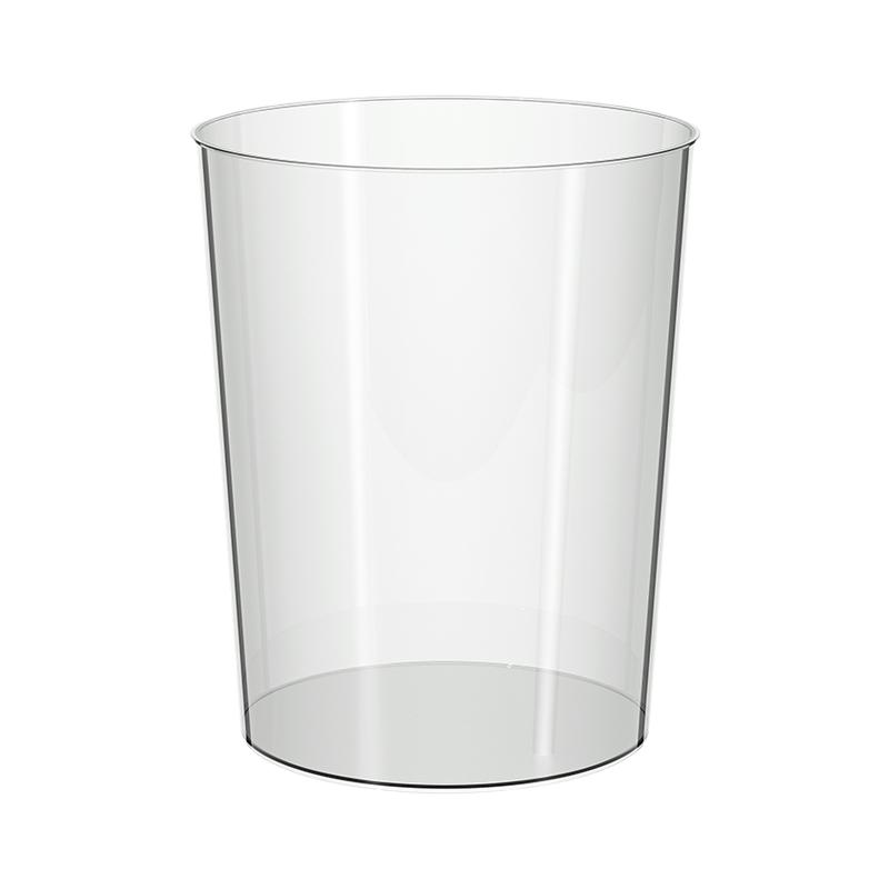 轻奢灰透明网红桌面垃圾桶家用卧室办公室纸篓桶大容量客厅高颜值