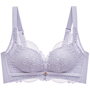 茜木2025新款文胸女大胸显小胸罩整侧收防下垂外扩调整型矫正内衣