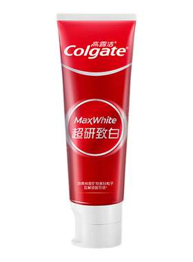 高露超研致白牙膏去黄去渍