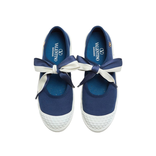 [季末优惠][礼物]华伦天奴VALENTINO女士 BAY BY BAY 帆布运动鞋