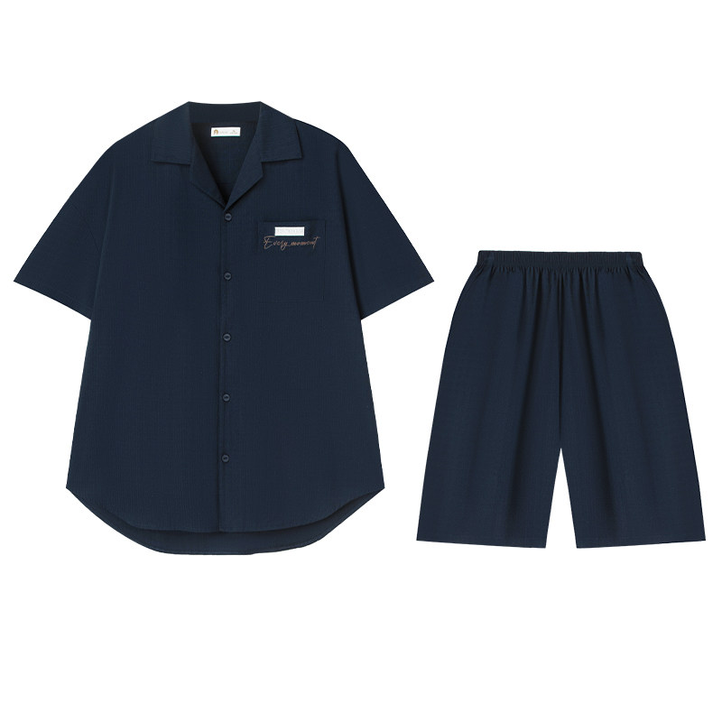 妮狄娅夏纯棉减龄时尚情侣家居服