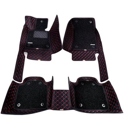 御马真牛皮脚垫捷豹专用