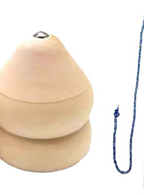 怀旧木制大陀螺老式经典传统玩具