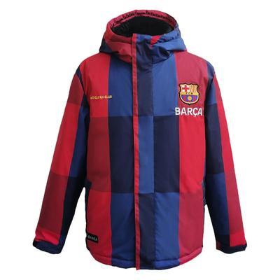 80白鸭绒男女同款连帽刺绣队徽