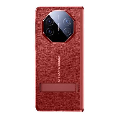 适用华为MateXT手机壳新款mate xt非凡大师三折叠屏保护套华为x5超薄真皮素镜头全包防摔x3典藏版高级感x6女