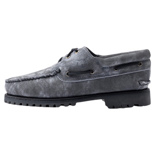 Timberland添柏岚官方男鞋三眼船鞋手工缝制一脚蹬乐福鞋|A2PDQ