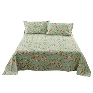 全棉田园碎花老粗布布料不起球布艺窗帘面料纯棉睡单布三件套枕套