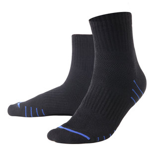 悍将综训专业训练跑步袜子毛巾底防滑耐磨户外运动路跑袜短袜