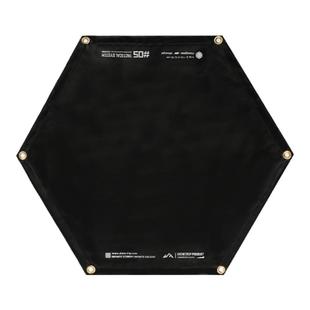 山趣户外露营焚火台地布防火垫烧烤炉阻燃防火布耐高温硅胶隔热垫