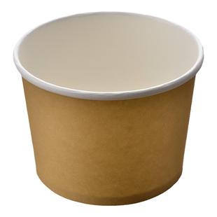 一次性打包饭碗野餐盒牛皮纸泡面汤碗食品级家用加厚带盖商用批发