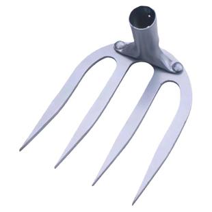 超级加厚防锈钢耙钉耙花园种菜翻土松土农具三四齿耙开荒翻地锄头