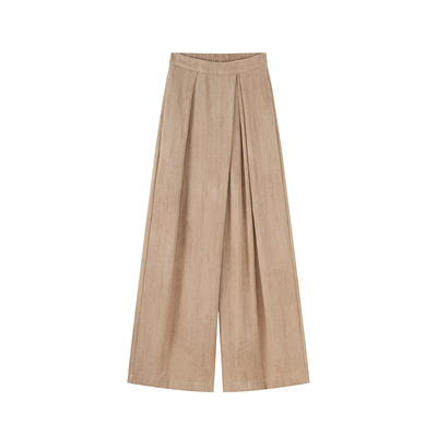 F PROJECT【微醺tian巧】晕染工艺阔腿休闲裤松弛宽松显瘦亚麻裤