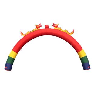 双龙充气拱门婚庆庆典龙凤气拱门8m10米12米开业庆典活动彩虹门
