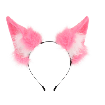 FGO玉藻前头箍毛绒仿真狐耳发饰