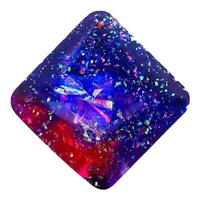 桌面动能小方块翻转指尖陀螺摸鱼神器小学生发光炫彩陀螺减压玩具