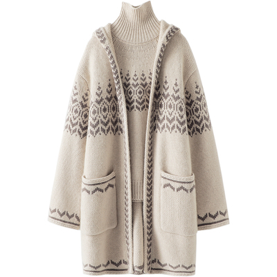 启超高端100%纯山羊绒衫