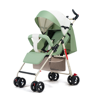婴儿童推车可坐可躺0到3岁超轻便携可折叠简易手推车宝宝溜娃神器
