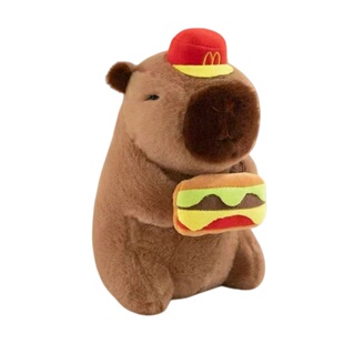 水豚公仔动物玩偶卡通毛绒玩具网红可爱新款抓机娃娃儿童礼物男女