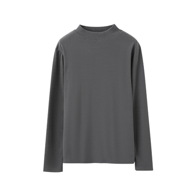 Huggy Kissy男士打底衫冬季双面德绒半高领加厚内搭高级感可外穿