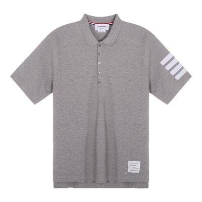 Thom Browne夏季男士休闲棉质短袖POLO衫银泰百货精品 301574