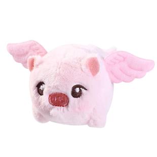 哪吒飞天猪毛绒公仔搞怪拉绳小猪翅膀玩偶拉线转圈挂件摇尾巴玩具