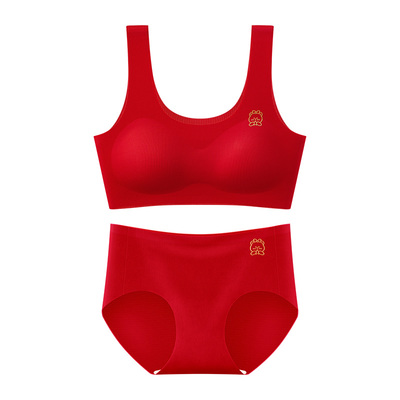 女大童本命年内衣裤套装少女文胸