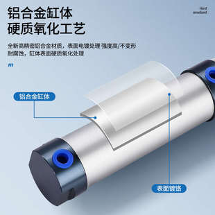 迷你气缸MAL32 10X15X25X30X40X50X60X75X80X100X125X150X200U