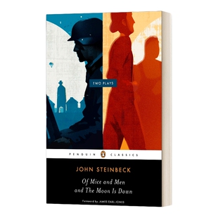 英文原版 Of Mice and Men and The Moon Is Down 老鼠和人 月亮落下去了 英文版 进口英语原版书籍