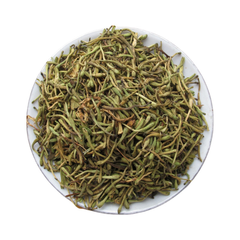 野生金银花茶500g无硫新货带绒毛