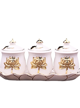 佛堂用品莲花供杯陶瓷大悲水供佛