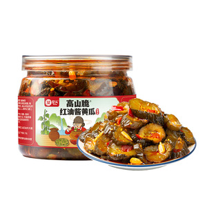 屋头下饭菜高山脆红油酱黄瓜开味萝卜干酱瓜酱菜榨菜爽口下饭菜