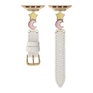 宣人适用苹果手表表带applewatch表带星月小蛮腰金属表带iwatchs11/10/9/8/7se23代细款高级感表带女手链