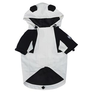骑士熊猫宠物衣服猫狗冲锋衣2026新款春夏季防水耐磨透气连帽外套