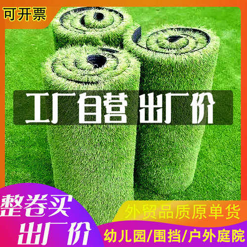 仿真草坪地毯幼儿园人工人造户外草皮塑料工程草绿色围挡装饰学校