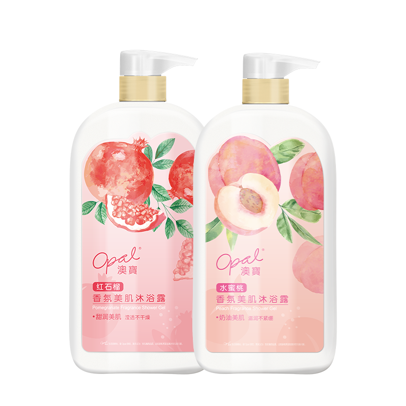 澳宝香氛美肌沐浴露940g*2瓶装