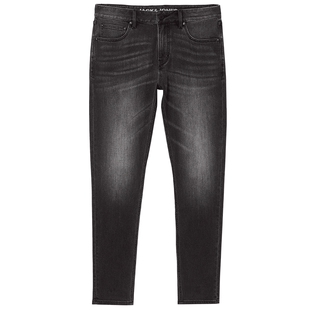 901杰克琼斯男装秋季牛仔裤水洗简约质感修身长裤子225332050男款