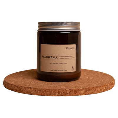 AmberJar棕瓶蜡烛香薰天然大豆蜡