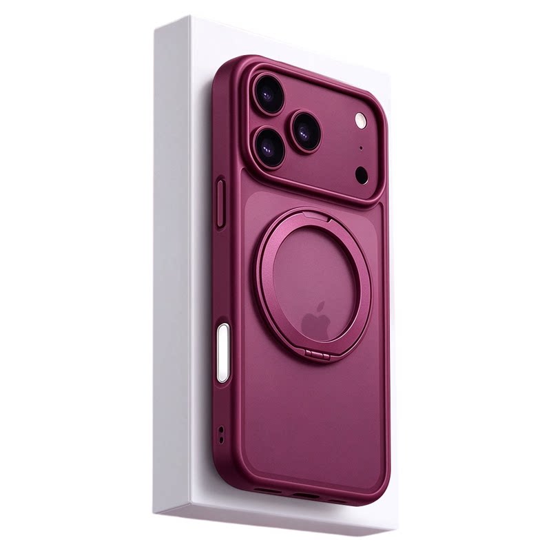 【2026新款】第一卫S3适用苹果18promax手机壳iPhone17ProMax带支架18pro磁吸17全包16磨砂15防摔支点保护套